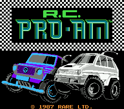 R.C. Pro-Am title screenshot